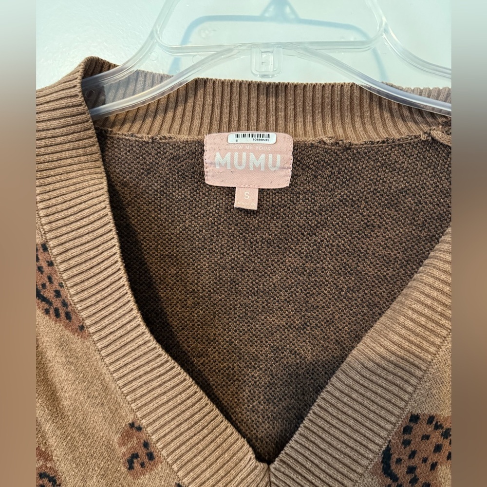 Show me your mumu Gilligan jumping cheetah sweater - Picture 11 of 11
